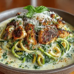 Creamy Chicken & Zucchini Alfredo: A Culinary Delight