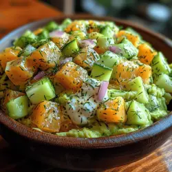 Avocado Tuna Delight is a culinary gem that marries the creamy richness of avocado with the savory taste of tuna, resulting in a dish that is not only delicious but also packed with nutrients. This recipe is ideal for those who lead busy lifestyles, yet still want to enjoy a meal that is both satisfying and health-conscious. Whether you’re preparing lunch for yourself or a quick dinner for the family, Avocado Tuna Delight offers a quick solution that doesn’t compromise on flavor or nutrition.