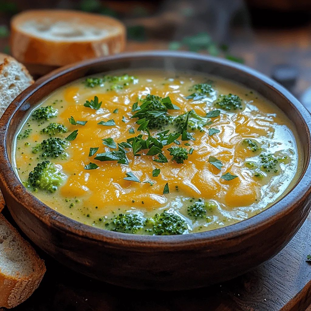 In the world of comfort foods, few dishes can rival a warm bowl of Cheesy Broccoli Bliss Soup. This creamy, rich, and flavorful soup not only satisfies your taste buds but also packs a nutritional punch with fresh broccoli and cheese. Perfect for a chilly day or as a hearty meal option, this recipe is designed to be both simple and rewarding. Cheesy Broccoli Bliss Soup is not just a treat for the palate; it also serves as a wholesome dish that can be enjoyed by the entire family.