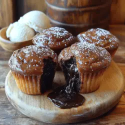 There’s something undeniably enchanting about the experience of cutting into a warm chocolate muffin and watching as rich, gooey molten chocolate flows out like a decadent river. This experience is at the heart of our recipe for Molten Indulgence: Rich Dark Chocolate Lava Muffins. These delightful treats combine the comforting texture of a muffin with the luxurious thrill of a lava cake, making them an irresistible dessert for chocolate lovers.
