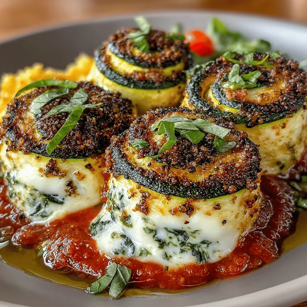 Herbed Ricotta Zucchini Rollatini Recipe