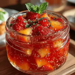 In a world where health-conscious choices dominate our food landscape, innovative recipes like Peachy Strawberry Bliss Chia Jam have emerged as delightful alternatives to traditional jams. This recipe not only satisfies your sweet tooth but also nourishes your body, allowing you to indulge without the guilt. Chia jam is a tantalizing blend of flavor and nutrition, promising a vibrant taste experience while utilizing wholesome ingredients.