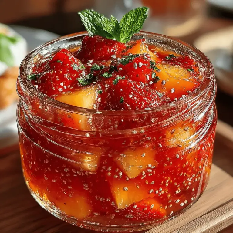 In a world where health-conscious choices dominate our food landscape, innovative recipes like Peachy Strawberry Bliss Chia Jam have emerged as delightful alternatives to traditional jams. This recipe not only satisfies your sweet tooth but also nourishes your body, allowing you to indulge without the guilt. Chia jam is a tantalizing blend of flavor and nutrition, promising a vibrant taste experience while utilizing wholesome ingredients.