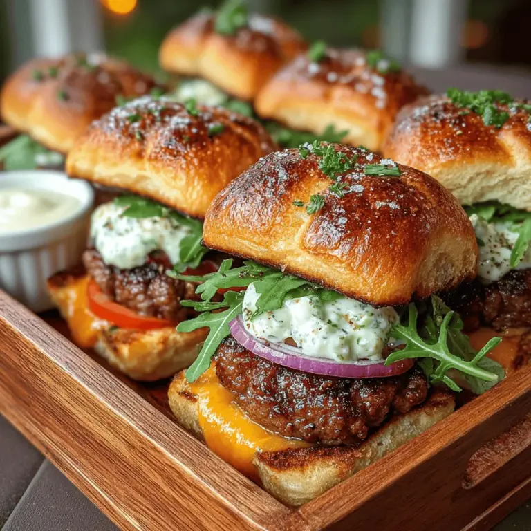 In the world of casual dining and social gatherings, sliders have emerged as a beloved choice, captivating food enthusiasts with their bite-sized charm and versatility. These miniature burgers are perfect for parties, barbecues, or a simple weeknight dinner, allowing guests to sample an array of flavors without feeling overwhelmed. Among the many variations, Mini Melting Moments stand out with their juicy patties and decadent garlic aioli, promising an explosion of taste that keeps everyone coming back for more.