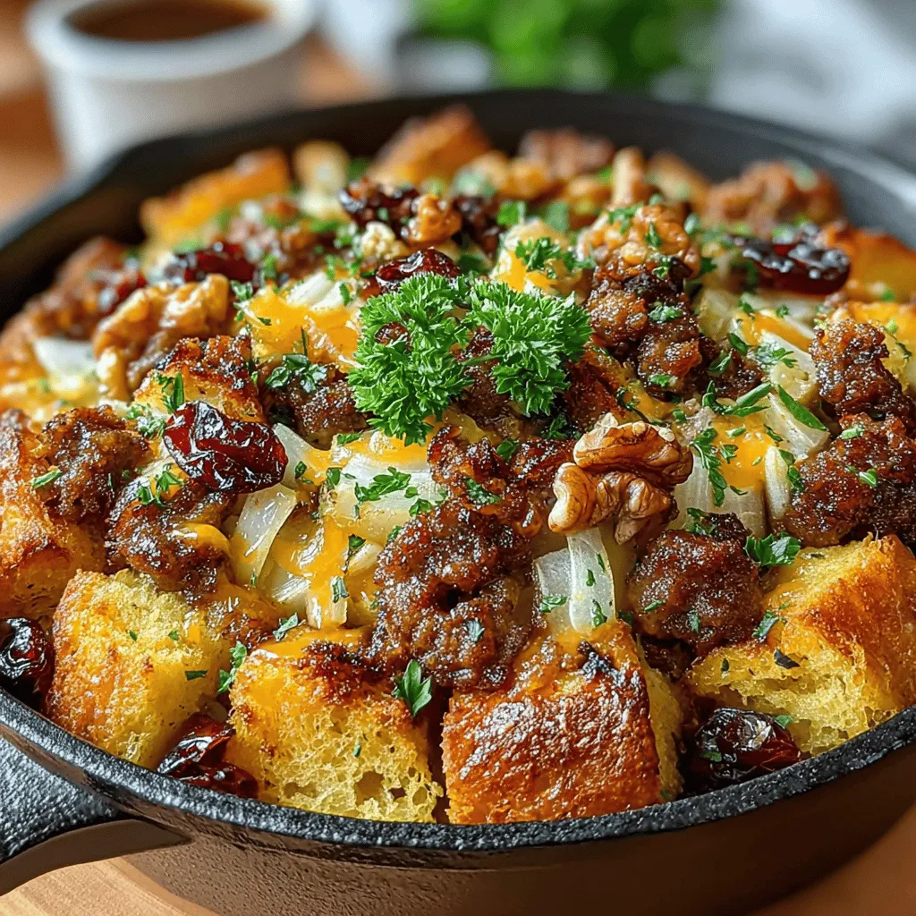 To craft this extraordinary stuffing, it’s essential to understand the role each ingredient plays in building flavor and texture. Let's delve into the key components that make this dish a standout.