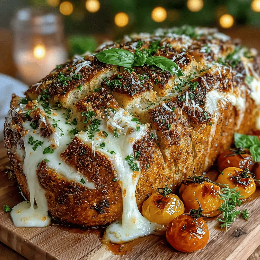 Creamy Roasted Tomato & Garlic Pull-Apart Pasta