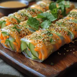 Spring rolls have become a beloved staple in culinary traditions worldwide, celebrated for their versatility, vibrant flavors, and appealing presentation. These delightful wraps can be filled with an array of ingredients, making them perfect for any occasion, whether as a light appetizer, a snack, or a full meal. Among the myriad of spring roll recipes, Crunchy Avocado Spring Rolls stand out for their refreshing and health-conscious qualities.