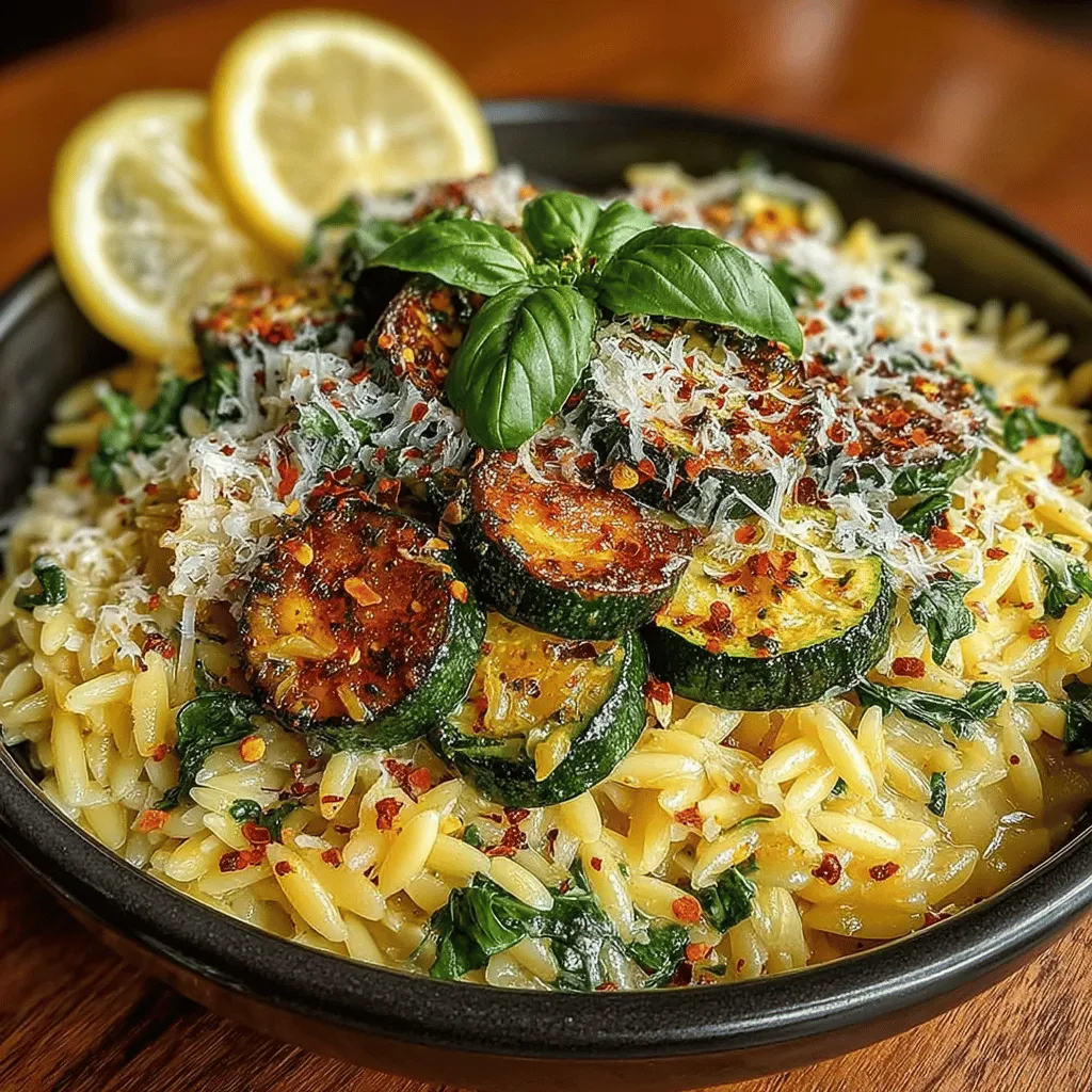 In the realm of culinary creations, few dishes capture the essence of summer like Lemon Zest Orzo Delight with Zucchini. This vibrant recipe is not only a visual feast but also a celebration of fresh flavors that come together effortlessly. The bright notes of lemon paired with the tender crunch of zucchini create a delightful combination that is both invigorating and satisfying. As the demand for easy, healthy recipes continues to grow in today’s fast-paced cooking landscape, this dish stands out as a perfect choice for any meal, whether it’s a quick weeknight dinner or a delightful addition to a gathering with friends.