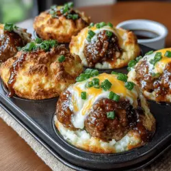 The foundation of any good meatball lies in the choice of ground meat. For our Sticky BBQ Meatball & Mashed Potato Muffins, you can use various options, each offering its unique flavor profile and texture. Ground beef is the traditional choice, known for its rich flavor and juicy texture. It tends to hold together well and absorbs flavors from seasonings and sauces effectively.