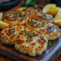 In recent years, there has been a significant shift in culinary trends, with an increasing number of people embracing plant-based dishes. This movement goes beyond mere dietary choices; it represents a lifestyle change that prioritizes health, sustainability, and the exploration of vibrant flavors. One dish that perfectly embodies this evolution is Golden Parmesan Cauliflower Steaks. These delectable, hearty slices of cauliflower provide a satisfying and nutritious alternative to traditional meat-based meals, appealing to both vegetarians and meat-lovers alike.