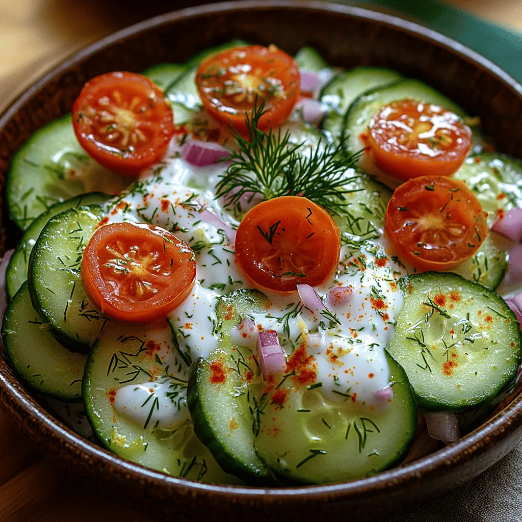 As the warm months approach, the desire for light, refreshing dishes intensifies. The Refreshing Creamy Cucumber Yogurt Salad is the perfect embodiment of summer dining, showcasing the crispness of fresh cucumbers and the lusciousness of a creamy yogurt dressing. This salad is not only a feast for the senses, but it also stands out as a versatile side dish that pairs beautifully with a wide array of meals. From barbecues to picnics, the Refreshing Creamy Cucumber Yogurt Salad elevates any table setting.