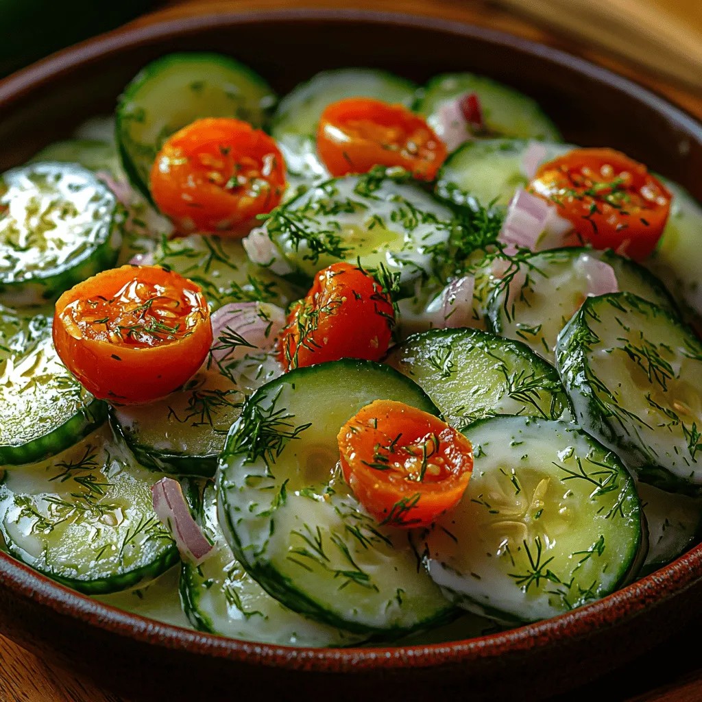 As the warm months approach, the desire for light, refreshing dishes intensifies. The Refreshing Creamy Cucumber Yogurt Salad is the perfect embodiment of summer dining, showcasing the crispness of fresh cucumbers and the lusciousness of a creamy yogurt dressing. This salad is not only a feast for the senses, but it also stands out as a versatile side dish that pairs beautifully with a wide array of meals. From barbecues to picnics, the Refreshing Creamy Cucumber Yogurt Salad elevates any table setting.