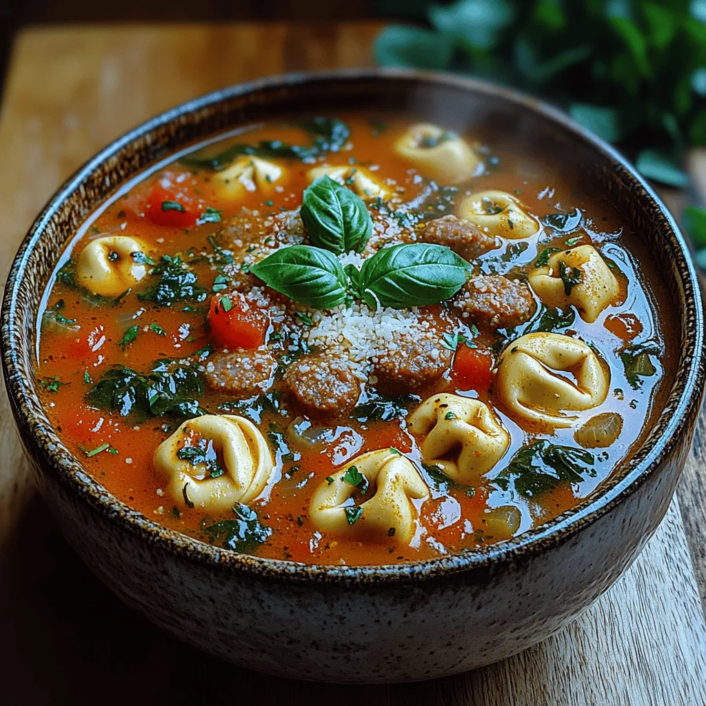 When preparing your Cozy Sausage and Spinach Tortellini Soup, cooking the tortellini to the right texture is crucial for achieving that comforting mouthfeel. The tortellini should be tender yet slightly firm, often referred to as al dente.