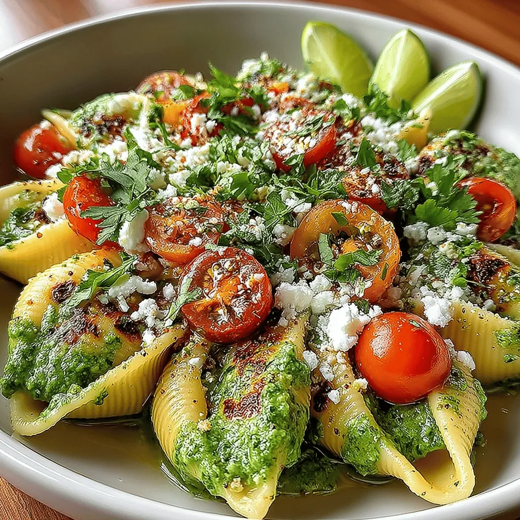 If you're a pasta lover looking for a fresh twist on your favorite dishes, then Creamy Avocado Cilantro Pasta Shells may just become your new go-to recipe. This delightful dish features jumbo pasta shells enveloped in a vibrant, creamy sauce made from ripe avocados and fresh cilantro. It's not only visually appealing but also a nutritious option that can cater to various dietary preferences. Whether you're seeking a light meal for a warm day or a satisfying dish that can be enjoyed cold, this recipe is designed for convenience and flavor.