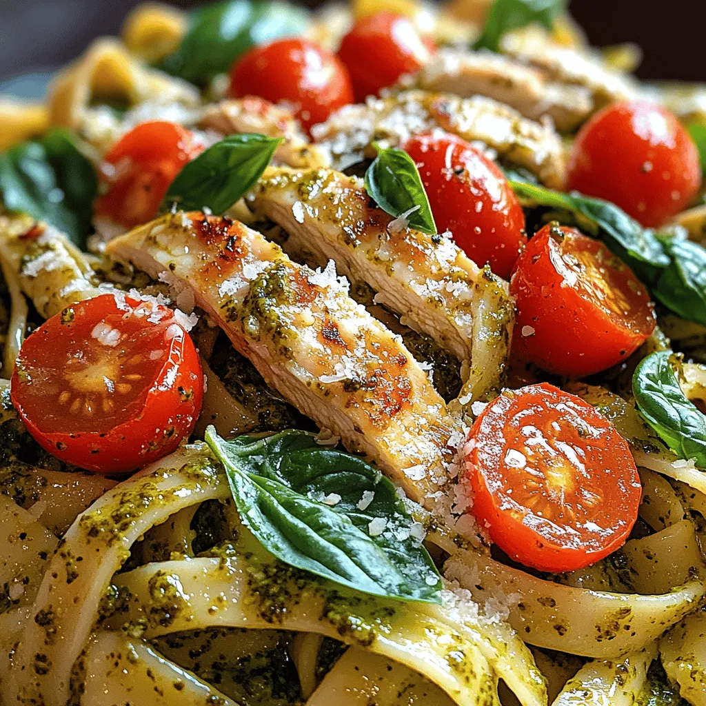 Creamy Pesto Chicken Pasta is a dish that beautifully marries the rich flavors of creamy sauce with the vibrant, herbaceous notes of pesto. This delightful recipe has captured the hearts of many home cooks and food enthusiasts alike, making it a staple in kitchens around the world. The allure of this dish lies not only in its taste but also in its simplicity and versatility, making it a perfect choice for both casual weeknight dinners and more elaborate gatherings.