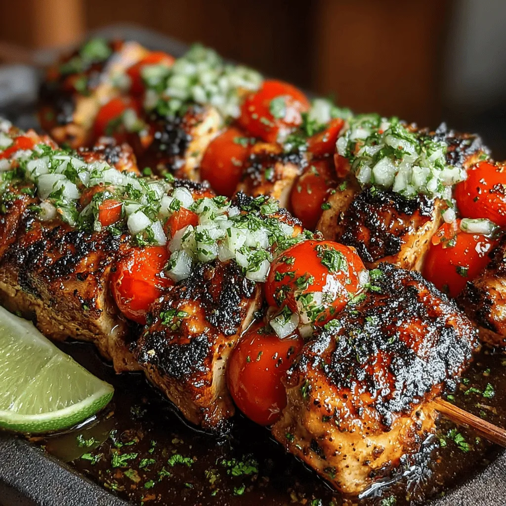 As the warm days of summer approach, there's nothing quite like the tantalizing aroma of grilled chicken skewers wafting through the air. Among the myriad of summer dishes, Citrus Chicken Skewers with Zesty Lime Salsa stand out as a refreshing and vibrant option that embodies the essence of the season. Bursting with zesty flavors and complemented by a colorful salsa, this recipe not only pleases the palate but also brings a burst of sunshine to any gathering, whether it’s a backyard barbecue, a picnic in the park, or a simple weeknight dinner at home.