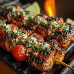 As the warm days of summer approach, there's nothing quite like the tantalizing aroma of grilled chicken skewers wafting through the air. Among the myriad of summer dishes, Citrus Chicken Skewers with Zesty Lime Salsa stand out as a refreshing and vibrant option that embodies the essence of the season. Bursting with zesty flavors and complemented by a colorful salsa, this recipe not only pleases the palate but also brings a burst of sunshine to any gathering, whether it’s a backyard barbecue, a picnic in the park, or a simple weeknight dinner at home.