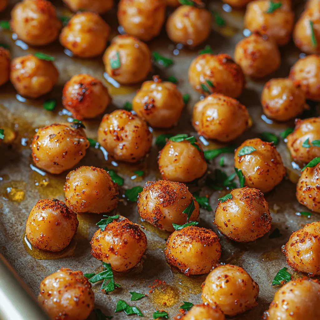 The first step in transforming your chickpeas into a deliciously crispy snack is ensuring they are well-coated with the right blend of spices. To maximize flavor absorption, start by using a combination of dry spices and a binding agent.