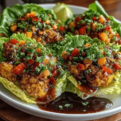 If you're seeking a dish that tantalizes the taste buds while offering a healthy twist, look no further than Chili Chicken Lettuce Wraps. This recipe is a symphony of flavors that marries the heat of spices with the sweetness of savory ingredients, creating a delightful culinary experience. The combination of spicy and sweet in each bite not only satisfies cravings but also introduces a variety of textures that keep your palate engaged.