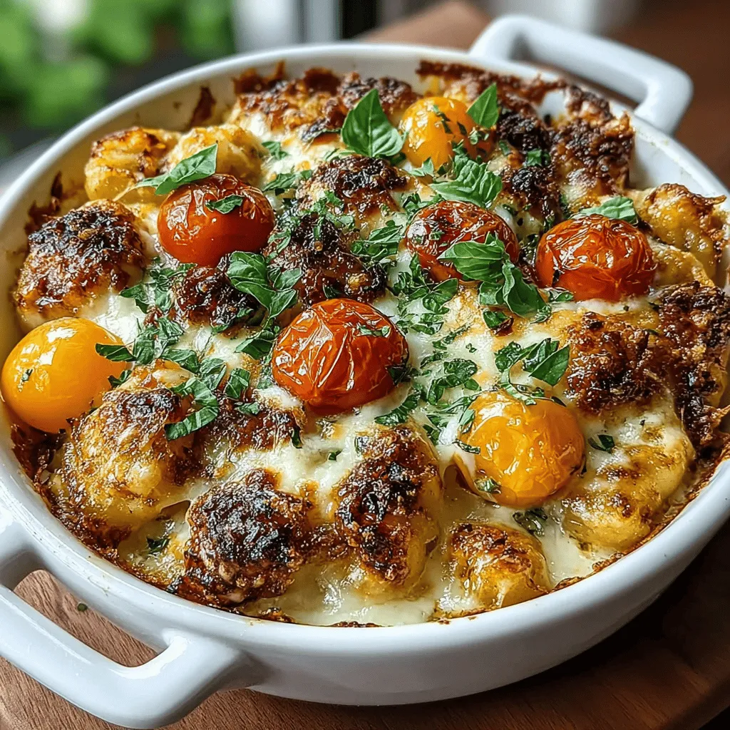 Sweet Corn Pesto Gnocchi Bake