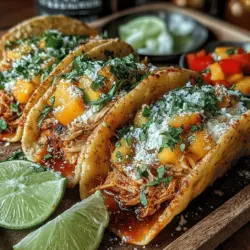 Sweet & Spicy Peach Chicken Tacos: A Flavorful Journey