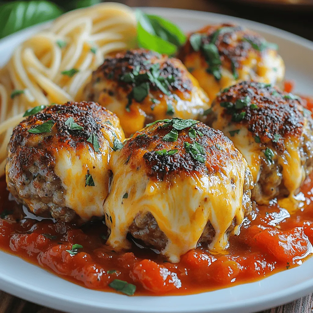 If you’re searching for a dish that perfectly marries rich flavors and satisfying textures, look no further than Cheddar Stuffed Meatballs in Marinara. This delightful recipe brings together the savory goodness of meatballs, the creamy allure of melted cheddar cheese, and a robust marinara sauce, creating a comfort food experience that’s hard to resist. Whether enjoyed over a bed of pasta, paired with crusty bread, or savored on their own, these meatballs are a versatile and delicious option for any meal.