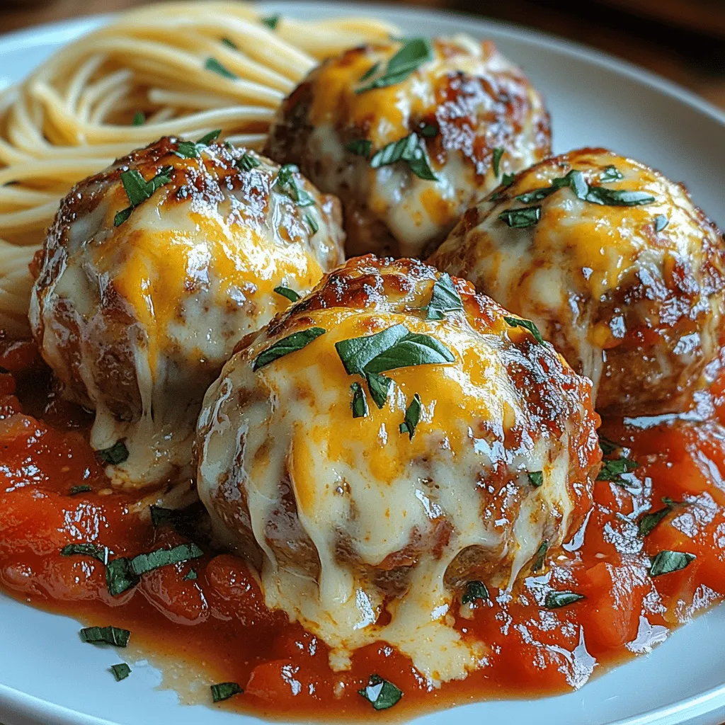 If you’re searching for a dish that perfectly marries rich flavors and satisfying textures, look no further than Cheddar Stuffed Meatballs in Marinara. This delightful recipe brings together the savory goodness of meatballs, the creamy allure of melted cheddar cheese, and a robust marinara sauce, creating a comfort food experience that’s hard to resist. Whether enjoyed over a bed of pasta, paired with crusty bread, or savored on their own, these meatballs are a versatile and delicious option for any meal.