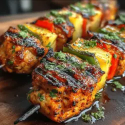 Pineapple Paradise Chicken Skewers