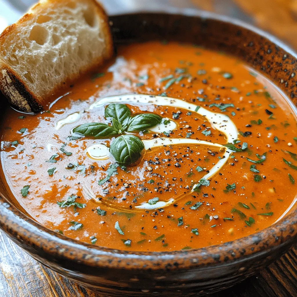 The key to achieving the signature silky texture of your Tomato Basil Bisque lies in the blending process. When it comes to blending, you have two excellent options: an immersion blender or a traditional countertop blender. Each method has its advantages, and understanding these can help you choose the best one for your bisque.