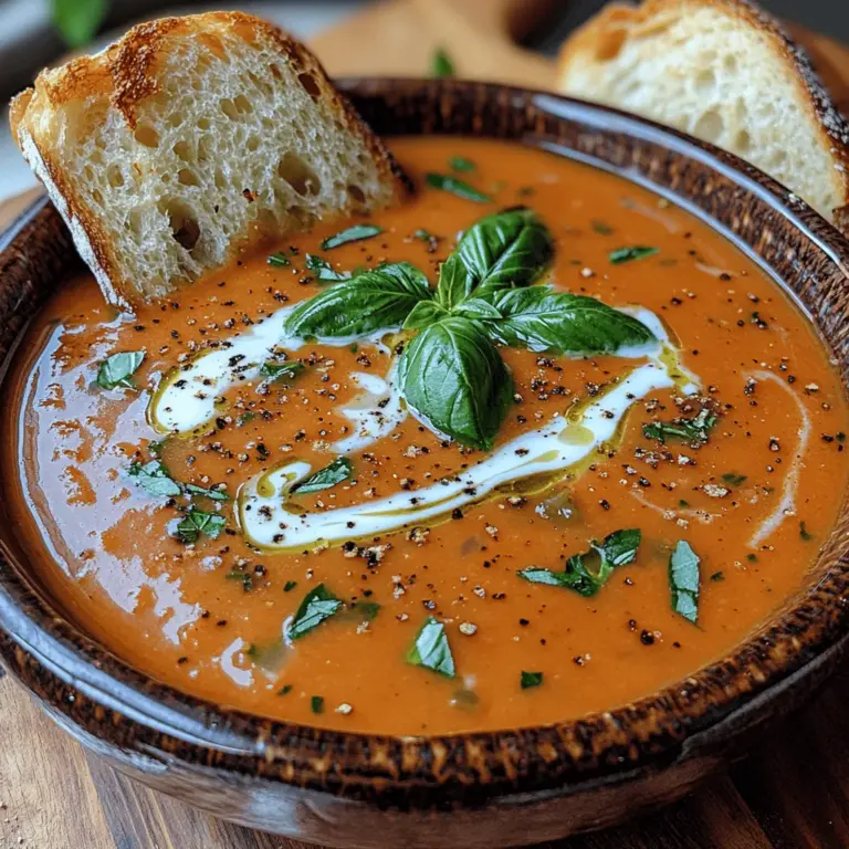 The key to achieving the signature silky texture of your Tomato Basil Bisque lies in the blending process. When it comes to blending, you have two excellent options: an immersion blender or a traditional countertop blender. Each method has its advantages, and understanding these can help you choose the best one for your bisque.