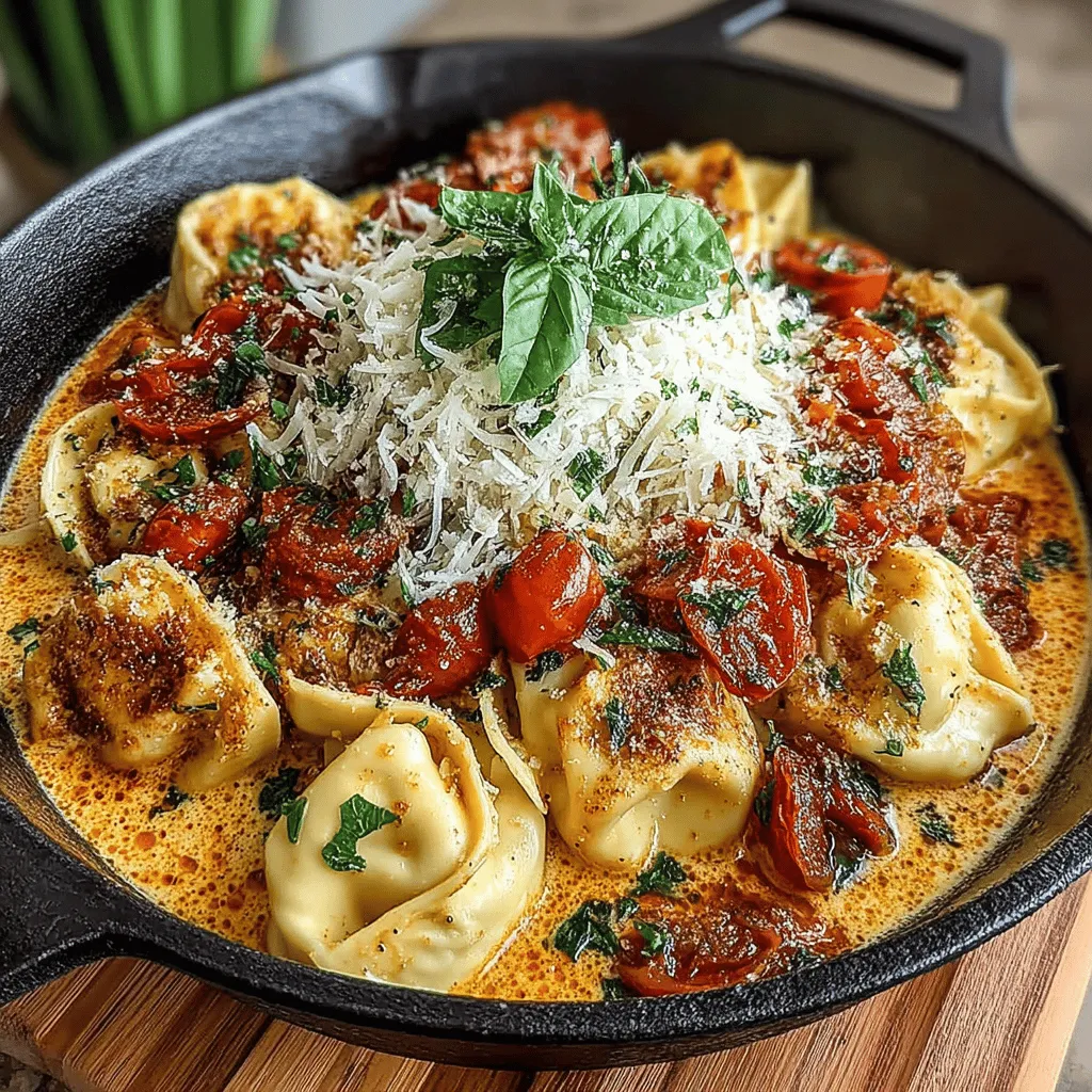 Creamy Tomato Basil Tortellini Skillet: A Culinary Delight