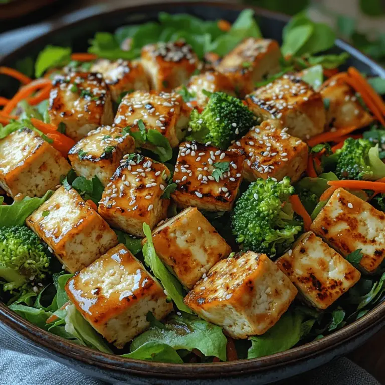 In recent years, plant-based diets have surged in popularity, with more individuals recognizing the potential health benefits they offer. From weight management to improved heart health, the advantages of incorporating more fruits, vegetables, grains, and plant proteins into our meals are numerous. One delightful way to enjoy a plant-based lifestyle is through the Crunchy Sesame Tofu Salad—a dish that not only satisfies the palate but also nourishes the body with its vibrant ingredients.