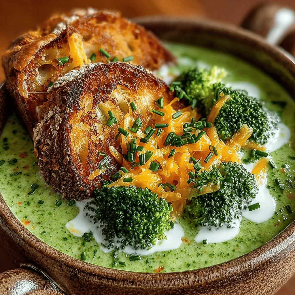 Creamy Broccoli & White Cheddar Soup is a culinary delight that strikes the perfect balance between comfort and nutrition. This rich and velvety soup offers a deliciously satisfying experience with each spoonful, making it an ideal choice for those cozy nights at home or even as a star dish at your next gathering. The combination of tender broccoli and sharp white cheddar creates a flavor profile that is both comforting and sophisticated, appealing to comfort food enthusiasts and health-conscious individuals alike.