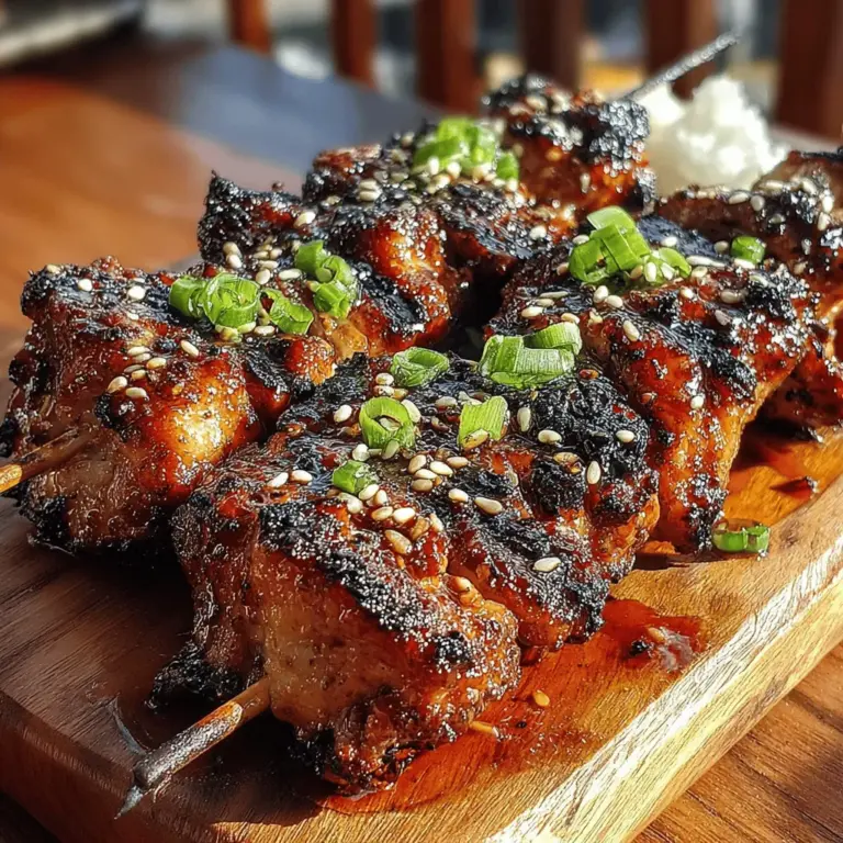 Discover the mouthwatering flavors of Savory Grilled Teriyaki Chicken Skewers, a delightful dish that brings the taste of Japanese cuisine right to your backyard. This recipe is not only a crowd-pleaser but also an ideal choice for summer barbecues or quick weeknight dinners. The combination of tender chicken marinated in a rich, flavorful teriyaki sauce and then grilled to perfection creates an unforgettable culinary experience. In this article, we will delve into the ingredients, preparation steps, and expert tips for grilling the perfect teriyaki chicken skewers that are sure to impress your family and friends.