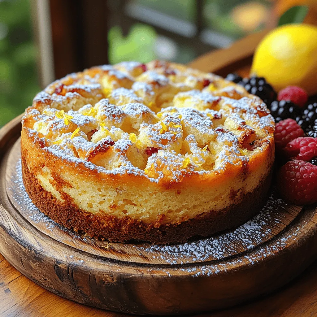 Lemon desserts have long held a cherished place in the world of culinary delights. Their bright, tangy flavor brings a refreshing twist that can elevate any occasion—from summer picnics to elegant dinner parties. Whether in the form of a tart, pie, or cake, lemon-infused treats are beloved for their ability to awaken the senses and offer a burst of sunshine, no matter the season. Among these delightful creations is the Zesty Greek Yogurt Lemon Delight, a light and refreshing cake that perfectly balances the tartness of lemons with the creaminess of Greek yogurt. This dessert not only satisfies sweet cravings but also serves as a wholesome option, making it suitable for various gatherings, from casual family dinners to more festive celebrations.