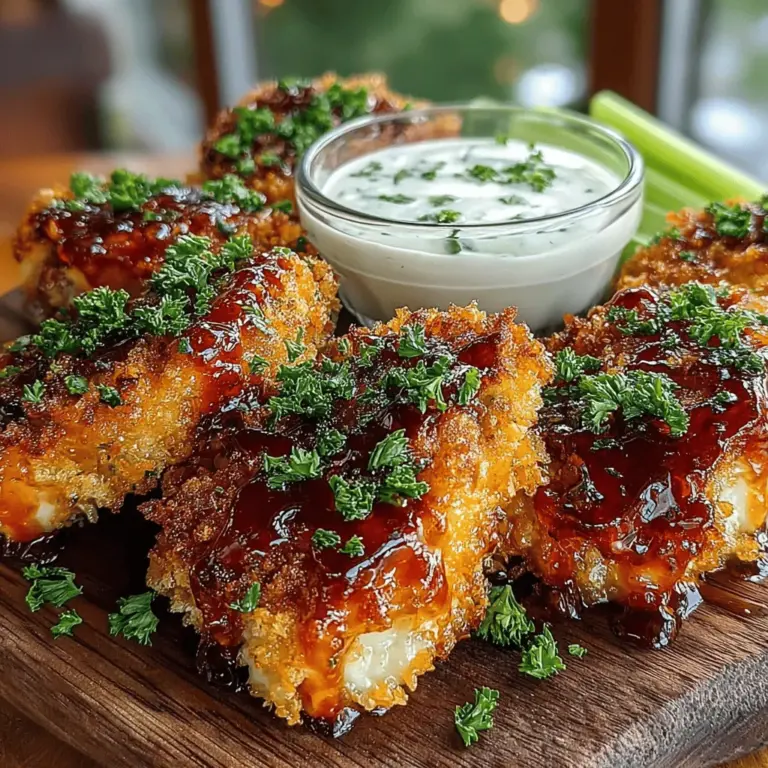 Buffalo chicken tenders have carved out a special place in the hearts of food lovers everywhere. The combination of tender, juicy chicken enveloped in a crispy, golden coating, paired with the unmistakable kick of spicy buffalo sauce, makes these tenders a favorite for both casual family dinners and spirited game day gatherings. The appeal lies not only in their delightful crunch and bold flavors but also in their versatility; they can be served as an appetizer, main dish, or even as part of a vibrant salad. In this article, we will delve into the Fiery Crunch Buffalo Chicken Tenders recipe, exploring the key ingredients that elevate this dish and guiding you through the preparation process. Whether you're a seasoned cook or a kitchen novice, these tenders are sure to impress and satisfy.