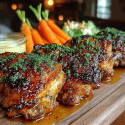 Sweetly Glazed Honey Roasted Chicken and Carrots