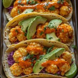 In the realm of modern cuisine, few dishes manage to capture the essence of flavor, texture, and visual appeal quite like Fiery Buffalo Cauliflower Tacos. This vibrant recipe blends the fiery heat of buffalo sauce with the satisfying crunch of roasted cauliflower, all enveloped in soft tortillas, making it a popular choice among food enthusiasts and health-conscious eaters alike. As a plant-based alternative to traditional buffalo chicken tacos, this dish has emerged as a staple in many vegan and vegetarian diets, showcasing that flavor does not have to be sacrificed for health.