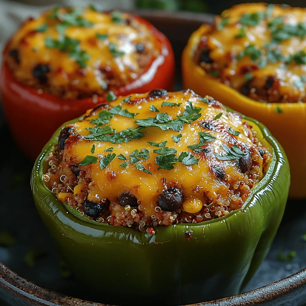 Stuffed bell peppers have long been a staple in kitchens around the world, cherished for their comforting qualities and satisfying flavors. This dish combines a variety of wholesome ingredients into a vibrant package, making it not only visually appealing but also a delight for the taste buds. Whether you're looking for a hearty meal to feed the family or a nutritious option for your weekly meal prep, these Hearty Slow Cooker Stuffed Bell Peppers fit the bill perfectly.