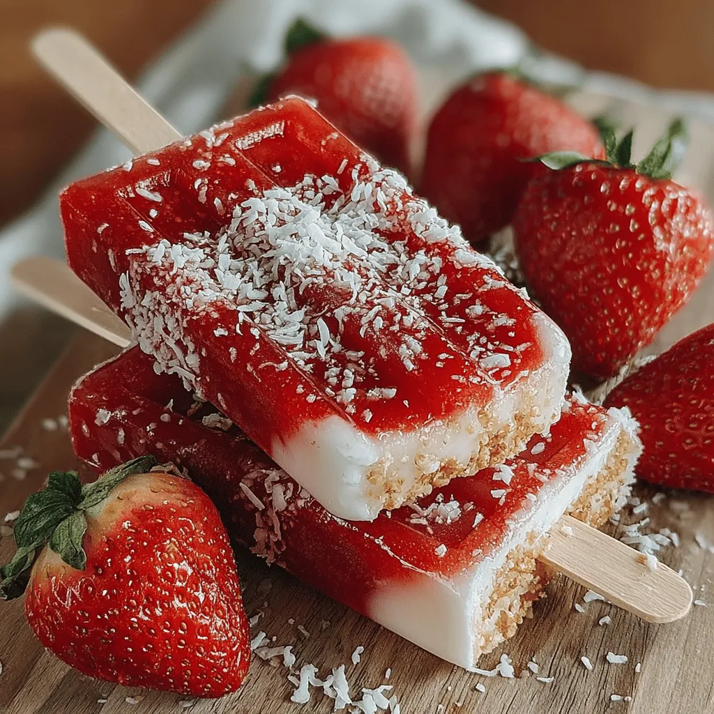 As the sun shines brighter and the days grow longer, the craving for refreshing, cool treats becomes almost irresistible. One such delight that perfectly encapsulates the essence of summer is the Coconut Strawberry Bliss Pops. These popsicles deliver a harmonious blend of tropical coconut and luscious strawberries, resulting in a delightful balance of flavors and textures. Whether you’re lounging by the pool, hosting a summer gathering, or simply looking for a healthy snack, these pops are the ideal choice for all ages and occasions.