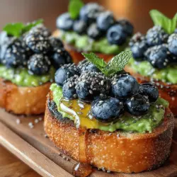 In recent years, avocado toast has transcended from a trendy brunch item to a cherished staple in the diets of health-conscious eaters worldwide. This simple yet elegant dish not only offers a stunning visual appeal but also combines a medley of nutritious ingredients that can transform your breakfast or snack routine. Among the myriad of variations on this culinary classic, Blueberry Bliss Avocado Toast stands out for its unique fusion of flavors and textures, making it a delightful option for any meal of the day.