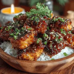 Sticky Teriyaki Glazed Chicken Bites Recipe