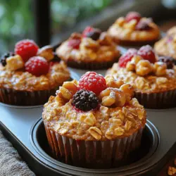 In today's fast-paced world, finding healthy breakfast options can often feel like a daunting task. However, breakfast is an essential meal that sets the tone for our day, providing the necessary fuel to boost our energy and concentration levels. Incorporating nutritious ingredients into our morning routine is vital for maintaining overall health, and one delicious way to do this is through baked oatmeal cups. These delightful, portable breakfast treats not only satisfy your taste buds but also pack a nutritional punch, making them an ideal choice for busy mornings.