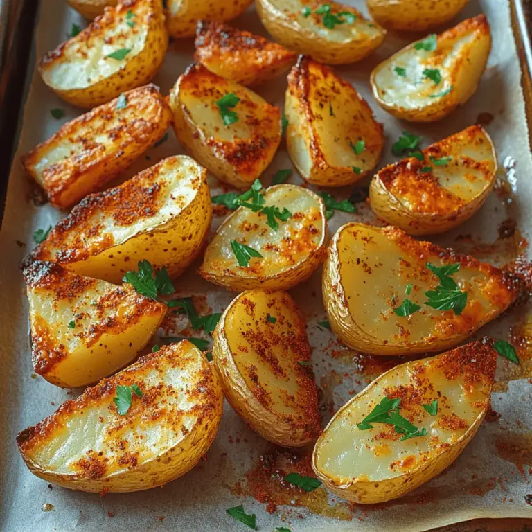 Potato wedges have long been a favorite among food enthusiasts, serving as a versatile appetizer or side dish that complements a myriad of main courses. Their hearty texture and satisfying crunch make them an irresistible option for gatherings, family dinners, or even a cozy night in. Among the various ways to prepare potato wedges, the recipe for Crispy Ranch Potato Wedges stands out for its flavorful twist, combining the classic potato wedge with the beloved taste of ranch seasoning. This delightful recipe not only delivers on taste but is also incredibly easy to prepare, making it ideal for both novice cooks and kitchen veterans alike.