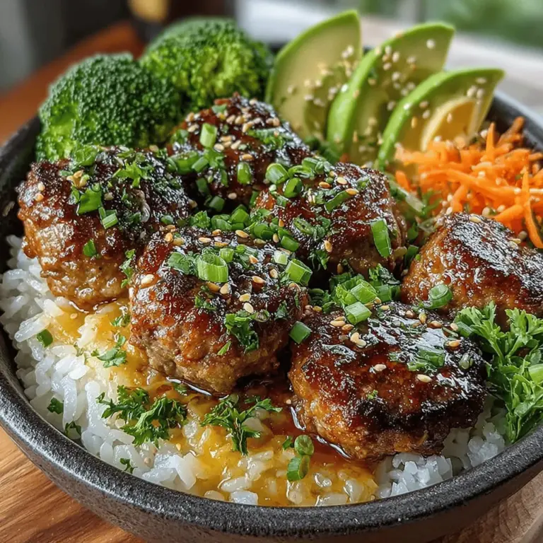 Meatball bowls have gained significant popularity in modern cuisine, and for good reason. They offer not just a meal, but an experience—one that is highly customizable, allowing for the integration of diverse flavors and textures. The concept of a meatball bowl typically involves the harmonious combination of protein, grains, and an array of vegetables, all served in one enticing dish. This structure not only simplifies meal prep but also ensures that you receive a well-rounded meal packed with essential nutrients.