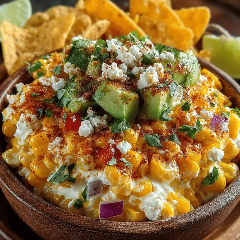 Once you’ve finished mixing your Sweet & Spicy Creamy Corn & Avocado Salsa, the next step is to let it chill. This process is crucial for several reasons. First, chilling allows the flavors to meld beautifully, creating a harmonious balance between the sweet corn, creamy avocado, and zesty lime juice. The resting period helps the spices and ingredients integrate, ensuring each bite is packed with flavor.