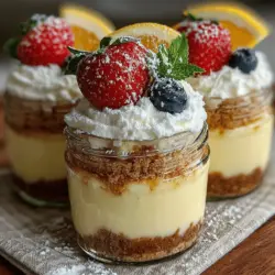 When it comes to desserts that capture the essence of summer, few dishes can rival the refreshing taste of lemon cheesecake. The Zesty No-Bake Lemon Cheesecake Parfaits are a perfect embodiment of this delightful treat, offering a light and creamy texture that dances on the palate. This dessert is not only visually appealing with its vibrant layers but also incredibly easy to make, making it an ideal choice for both seasoned bakers and kitchen novices alike.