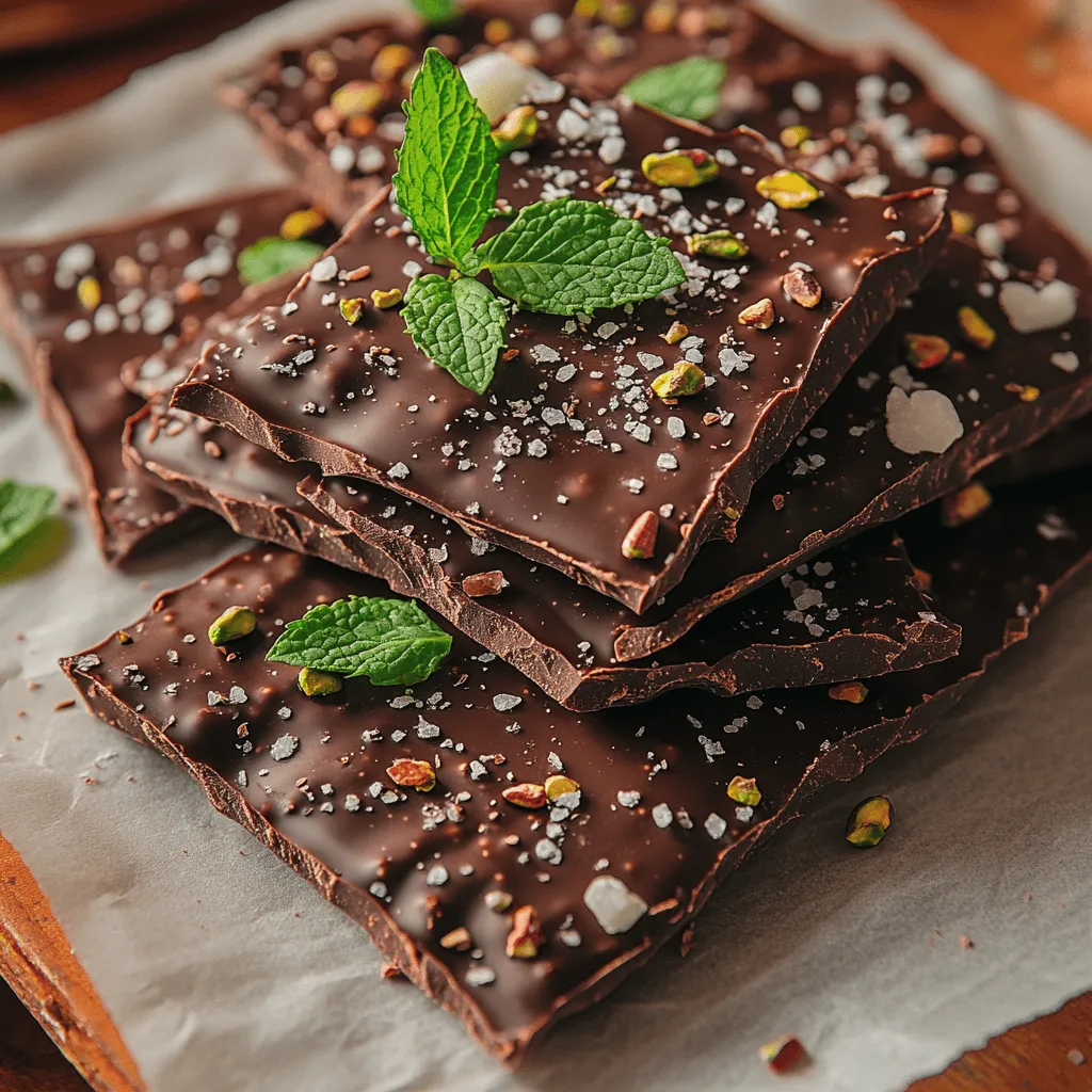 Minty dark chocolate bark is a delightful treat that beautifully marries the rich, indulgent flavors of dark chocolate with the refreshing, invigorating notes of mint. This recipe stands out not only for its exquisite taste but also for its simplicity and versatility in both classic and contemporary culinary traditions. Traditionally, chocolate bark has been a favorite around the holidays, often adorned with a variety of toppings such as nuts, dried fruits, or even crushed candies. However, the addition of mint elevates this treat, making it suitable for any occasion and a refreshing alternative to more conventional desserts.