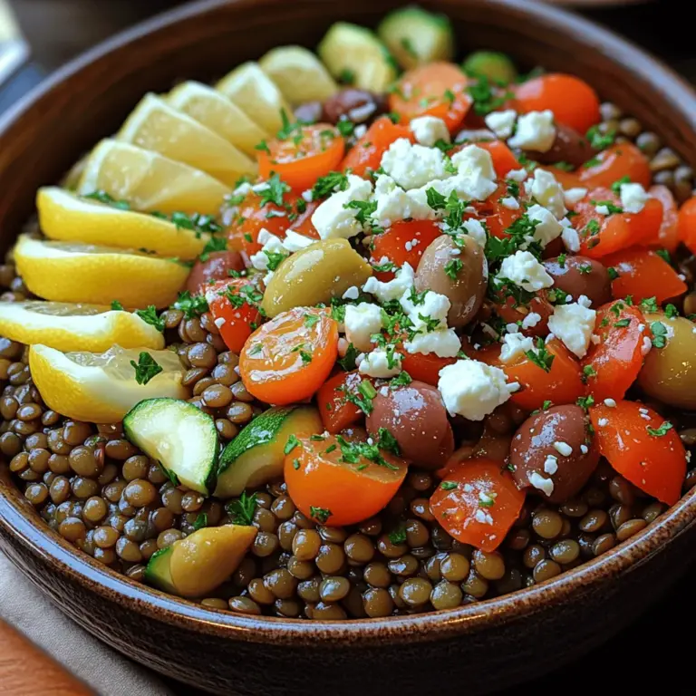In the realm of healthy eating, few dishes can rival the flavor and nourishment packed into a Mediterranean Lentil Bowl. This vibrant, nutrient-rich recipe not only delights the palate but also aligns beautifully with dietary preferences such as vegetarian and vegan. The combination of hearty lentils and crisp, fresh vegetables creates a satisfying meal that is perfect for lunch or dinner. The Mediterranean diet, known for its emphasis on whole foods, healthy fats, and plant-based ingredients, serves as an excellent backdrop for this lentil bowl, making it both a wholesome and delicious choice. In this article, we will guide you through the preparation of this delectable Mediterranean-inspired dish while exploring its health benefits, ingredient insights, and various serving suggestions.