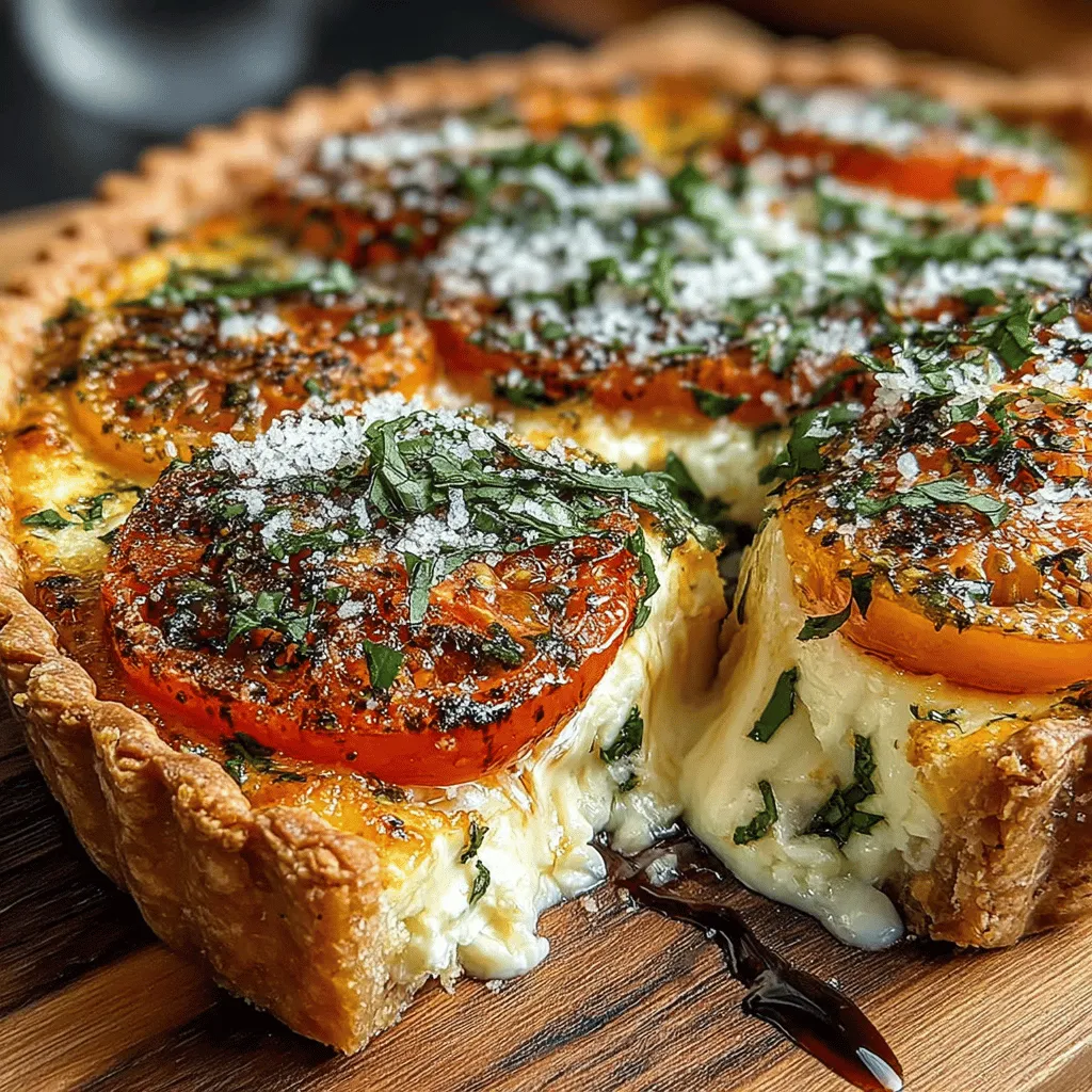 The Rustic Tomato Basil Tart is a culinary gem that brings together the vibrant flavors of summer in a single, comforting dish. Perfect for a casual lunch, a festive gathering, or an elegant dinner party, this tart showcases the essence of seasonal produce, making it a versatile addition to your recipe collection. With its flaky crust, creamy filling, and aromatic toppings, this dish is sure to impress both family and friends.